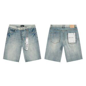 Men's Blue Denim Shorts